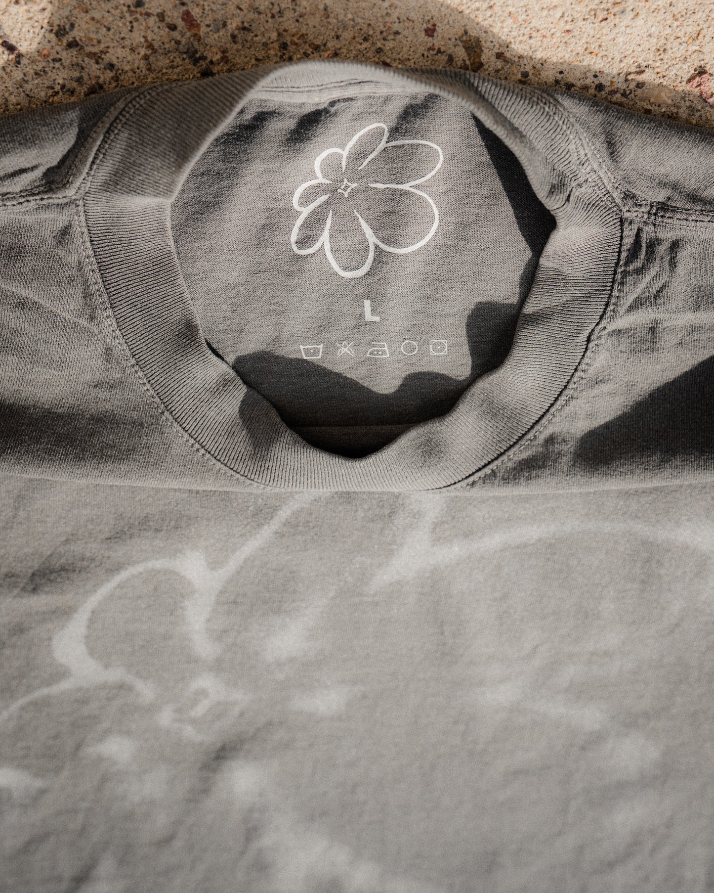 Faded Black Daisy Tee