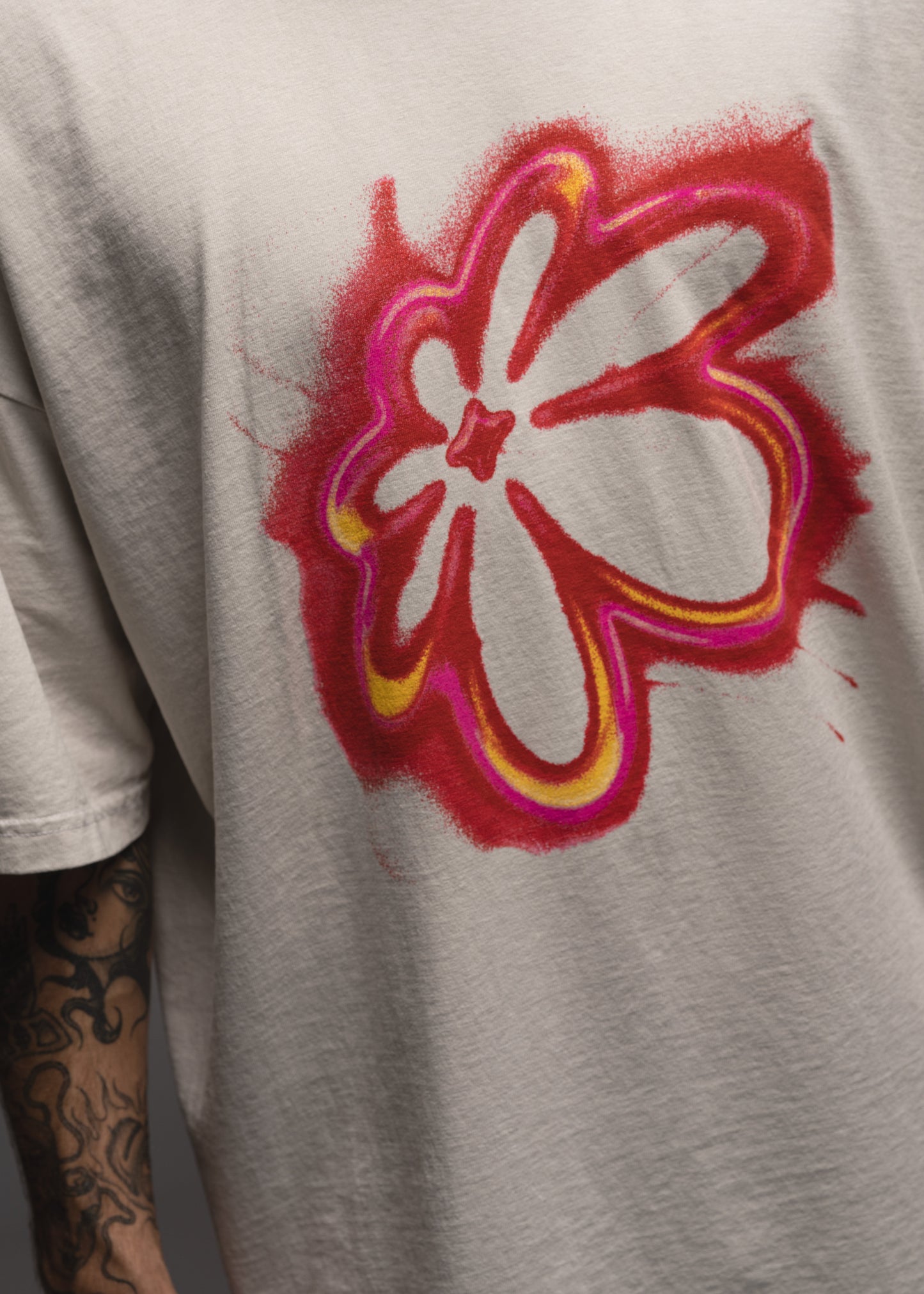 Tan DC Tee