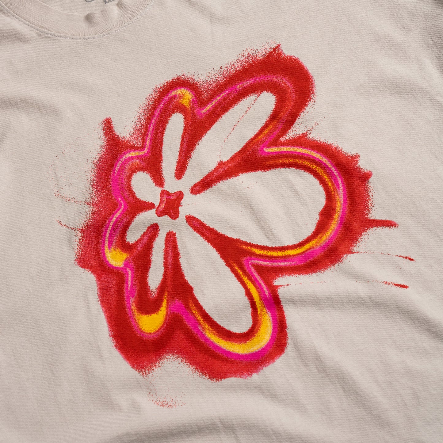 Tan DC Tee