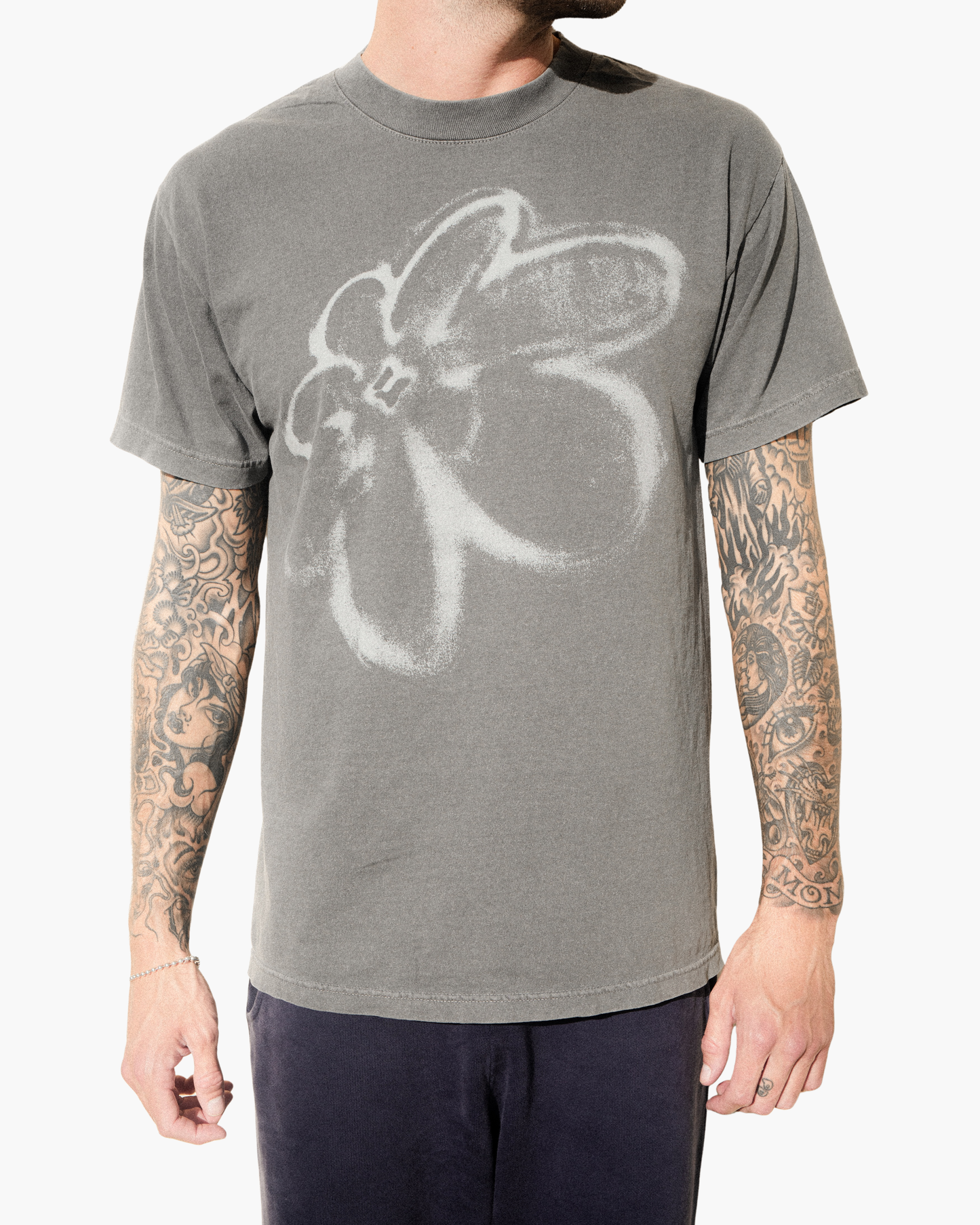 Faded Black Daisy Tee